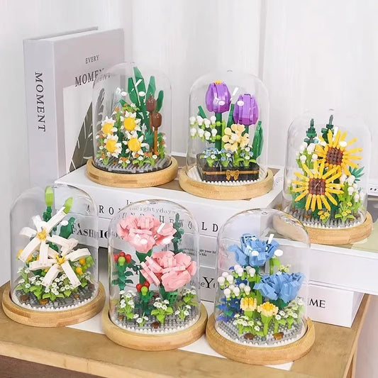 Petite Blooms: Assorted Flower Bricks